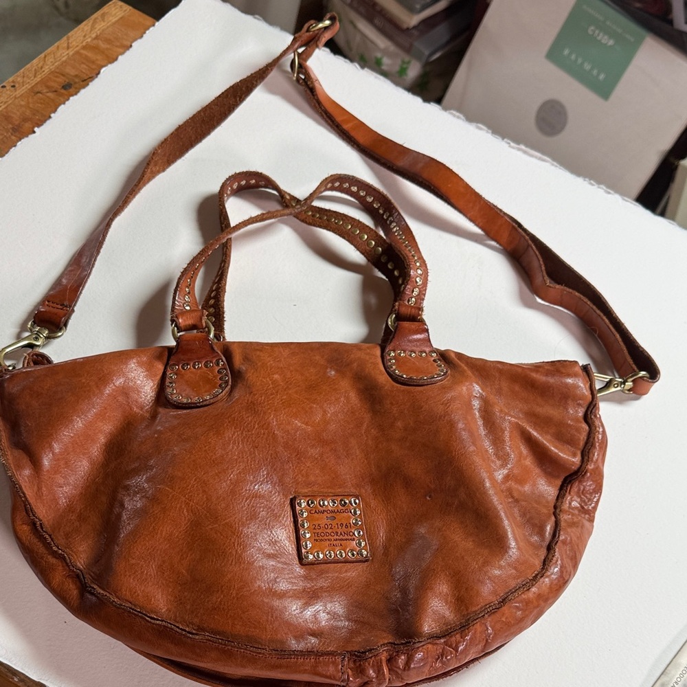 Campomaggi  Brown Leather Handbag - Picture 3 of 13